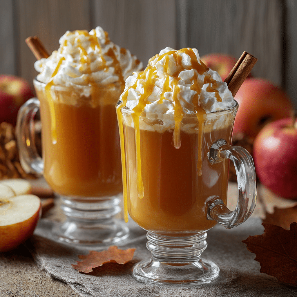 Caramel Apple Cider Float Recipe