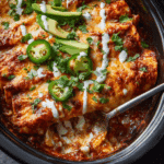 Slow Cooker Chicken Enchiladas Recipe