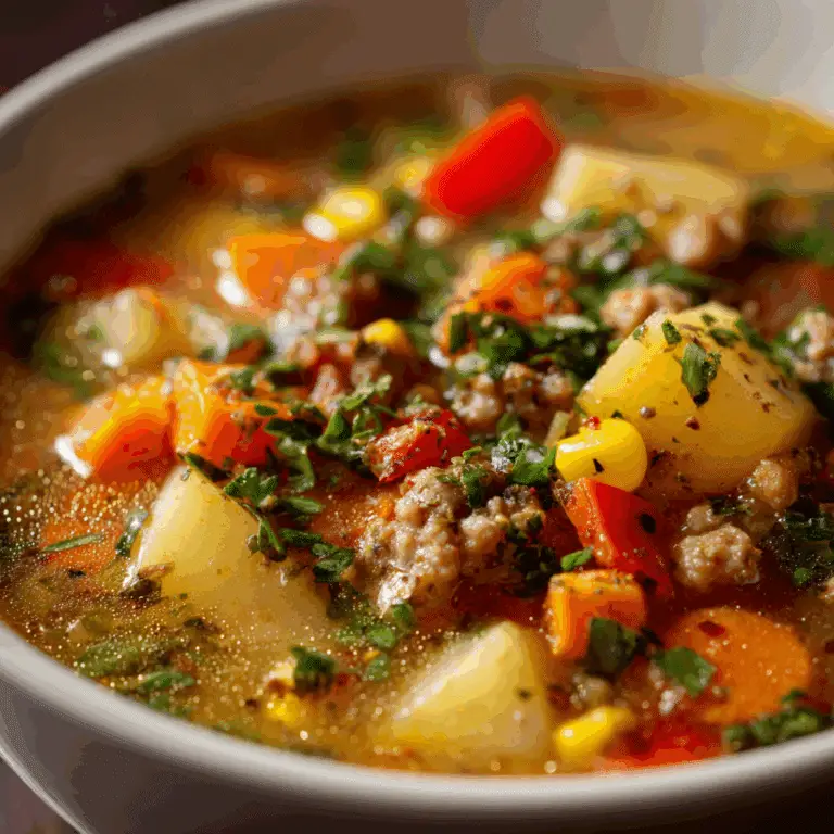 Sausage and Vegetable Soup Recipe
