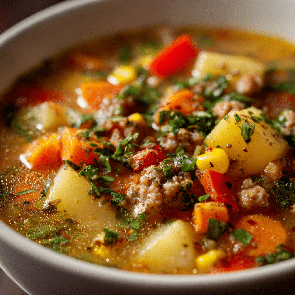 Sausage and Vegetable Soup Recipe