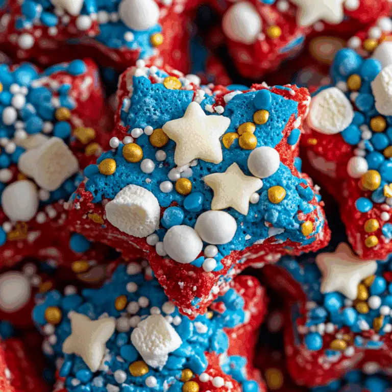 4th of July Rice Krispie Treats Recipe