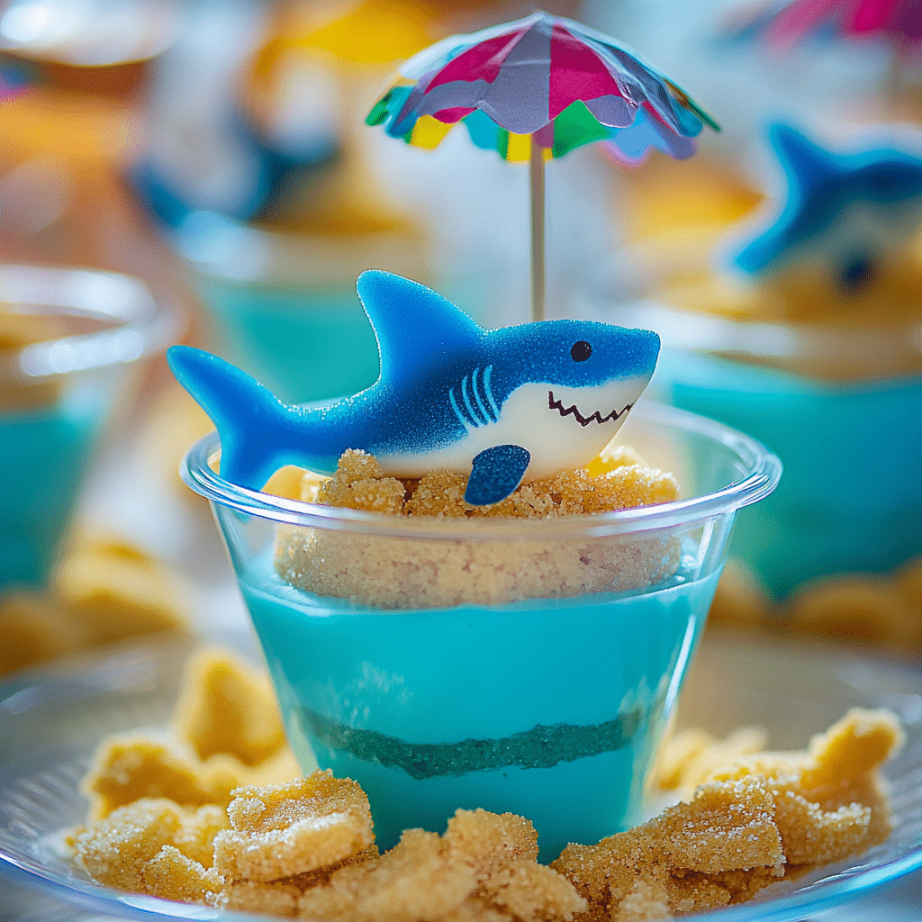 Super Shark Yogurt Cups for Kids Recipe