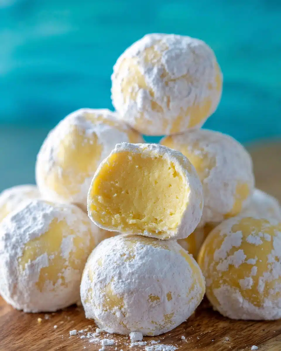 Easy White Chocolate Lemon Truffles Recipe