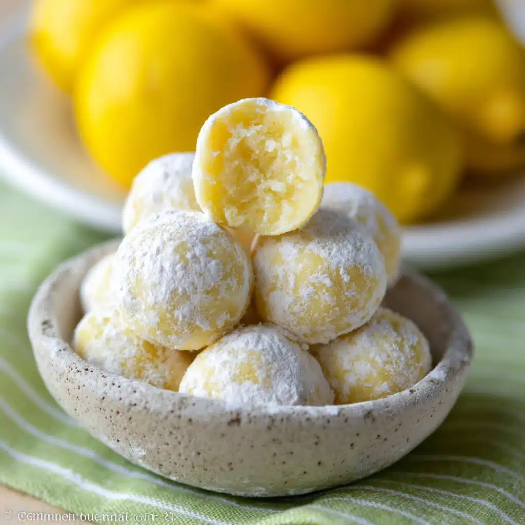 Easy White Chocolate Lemon Truffles Recipe - Recipe Image