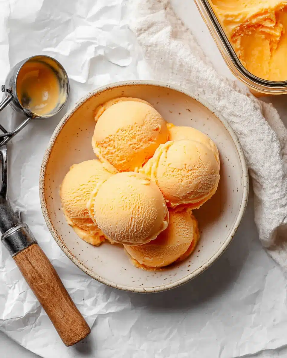 Peach Sorbet Recipe