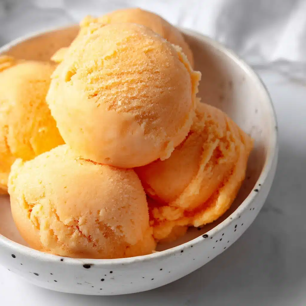 Peach Sorbet Recipe - Recipe Image