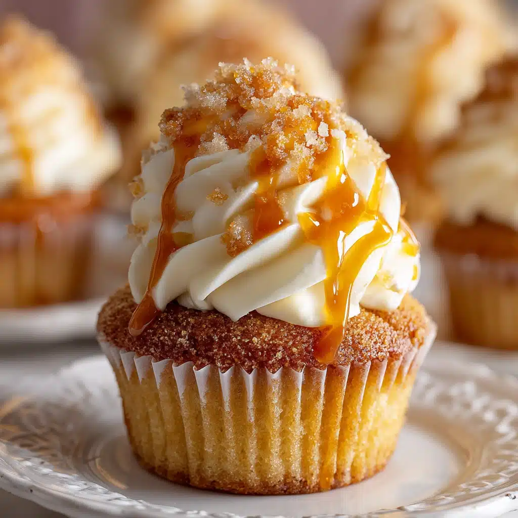 Honey Peach Cream Cheese Cupcakes Recipe - Recipe Image