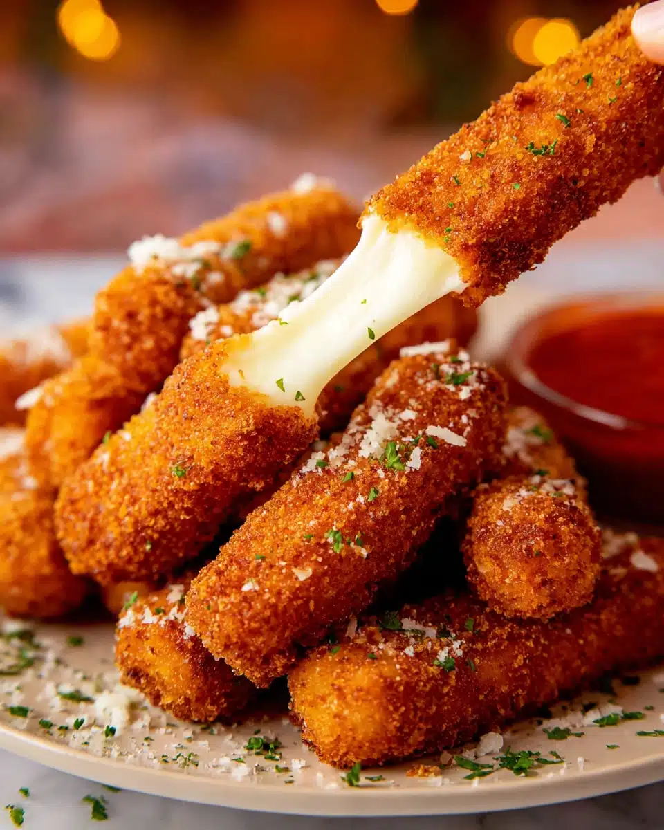 Homemade Mozzarella Cheese Sticks Recipe