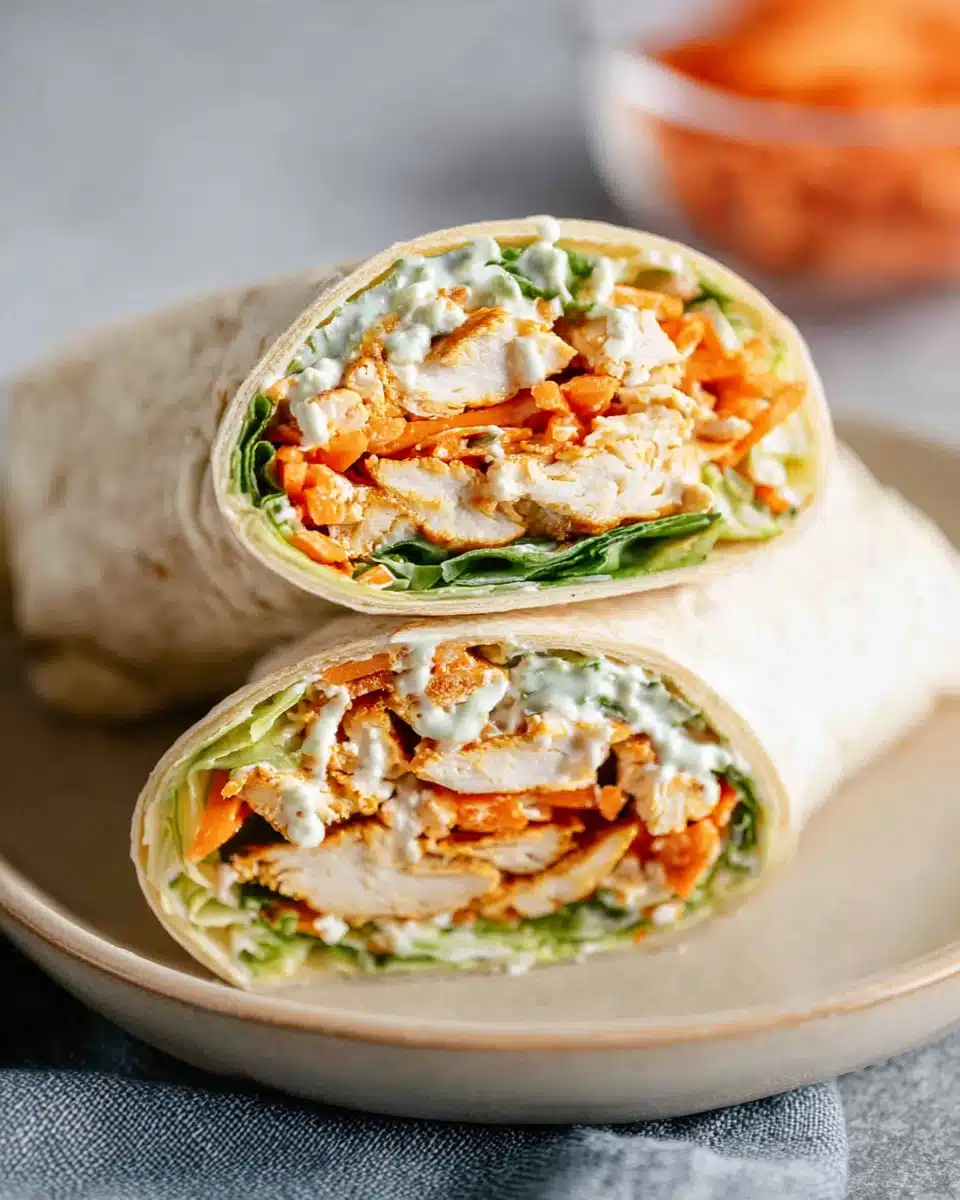 Buffalo Chicken Wrap Recipe