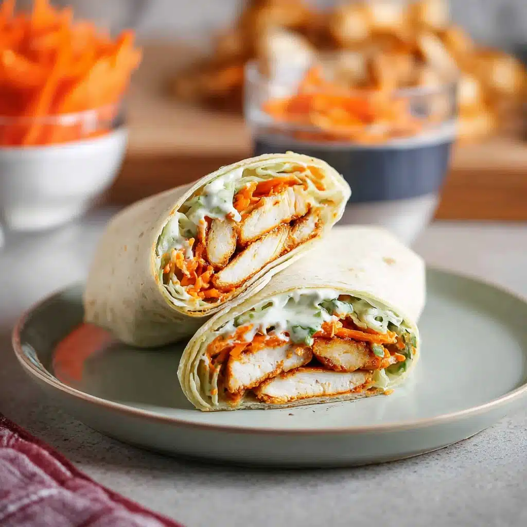 Buffalo Chicken Wrap Recipe - Recipe Image