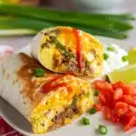 Sausage Breakfast Burritos Recipe