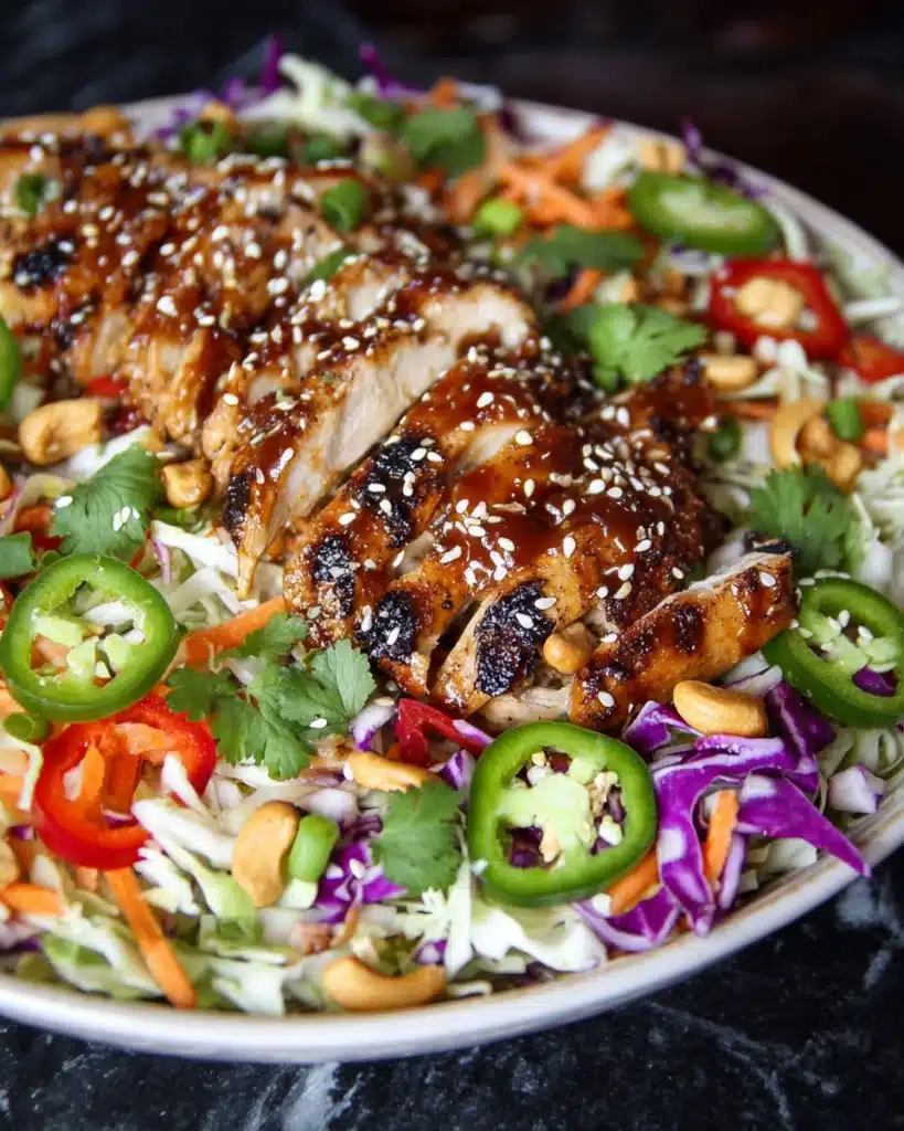 Sesame Chicken Cabbage Salad Recipe