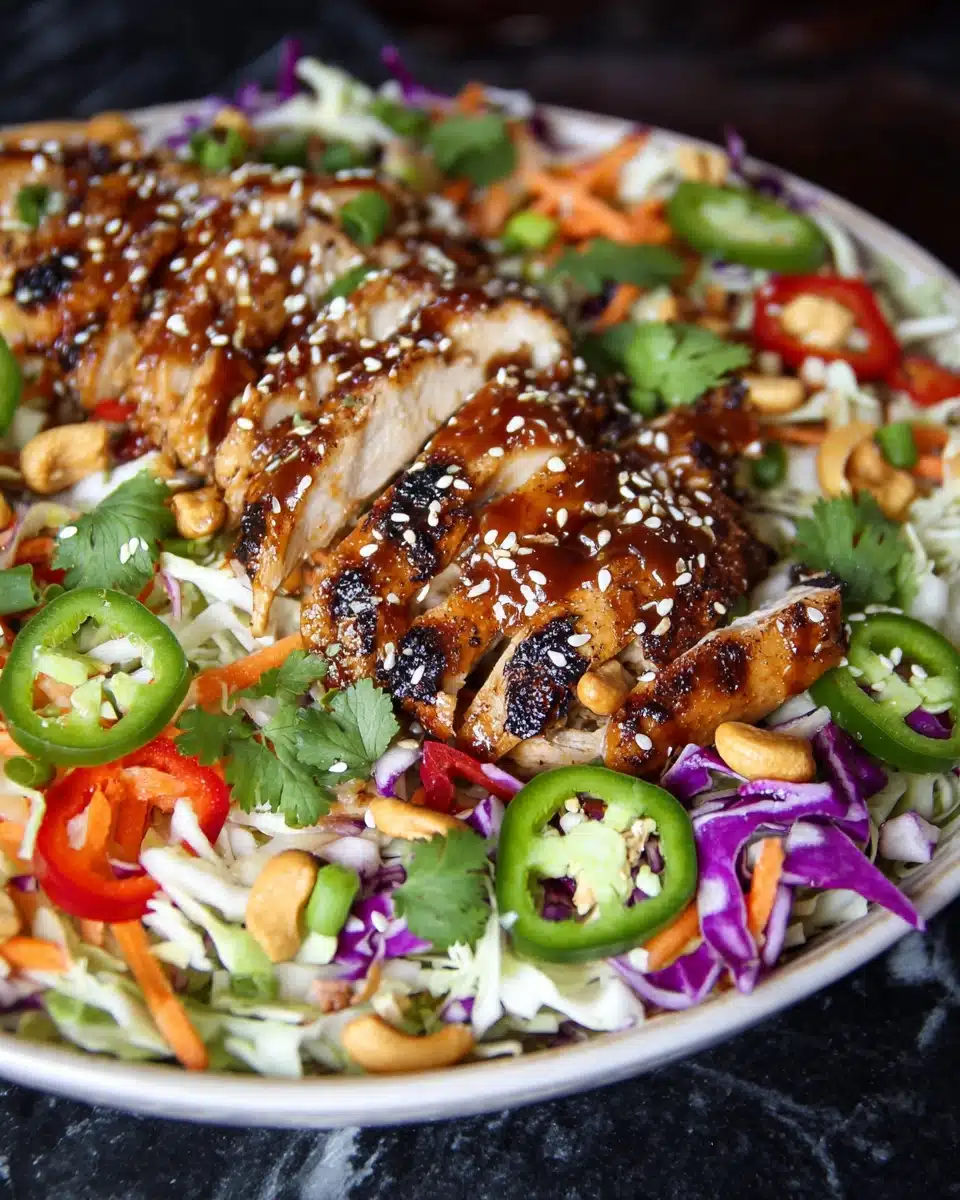 Sesame Chicken Cabbage Salad Recipe