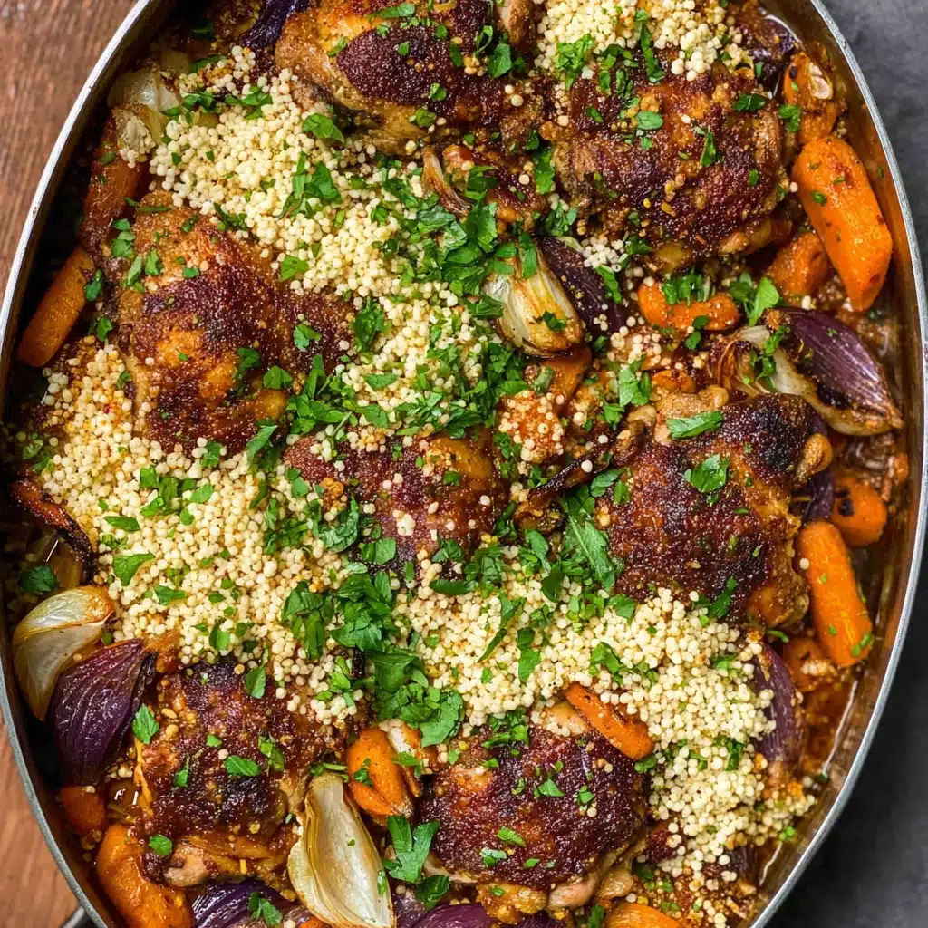 Moroccan Inspired Chicken Couscous Recipe - Recipe Image