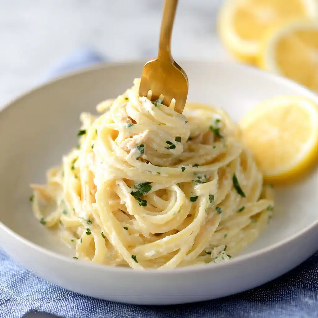 High Protein Vegan Lemon Pasta Recipe - Recipe Image
