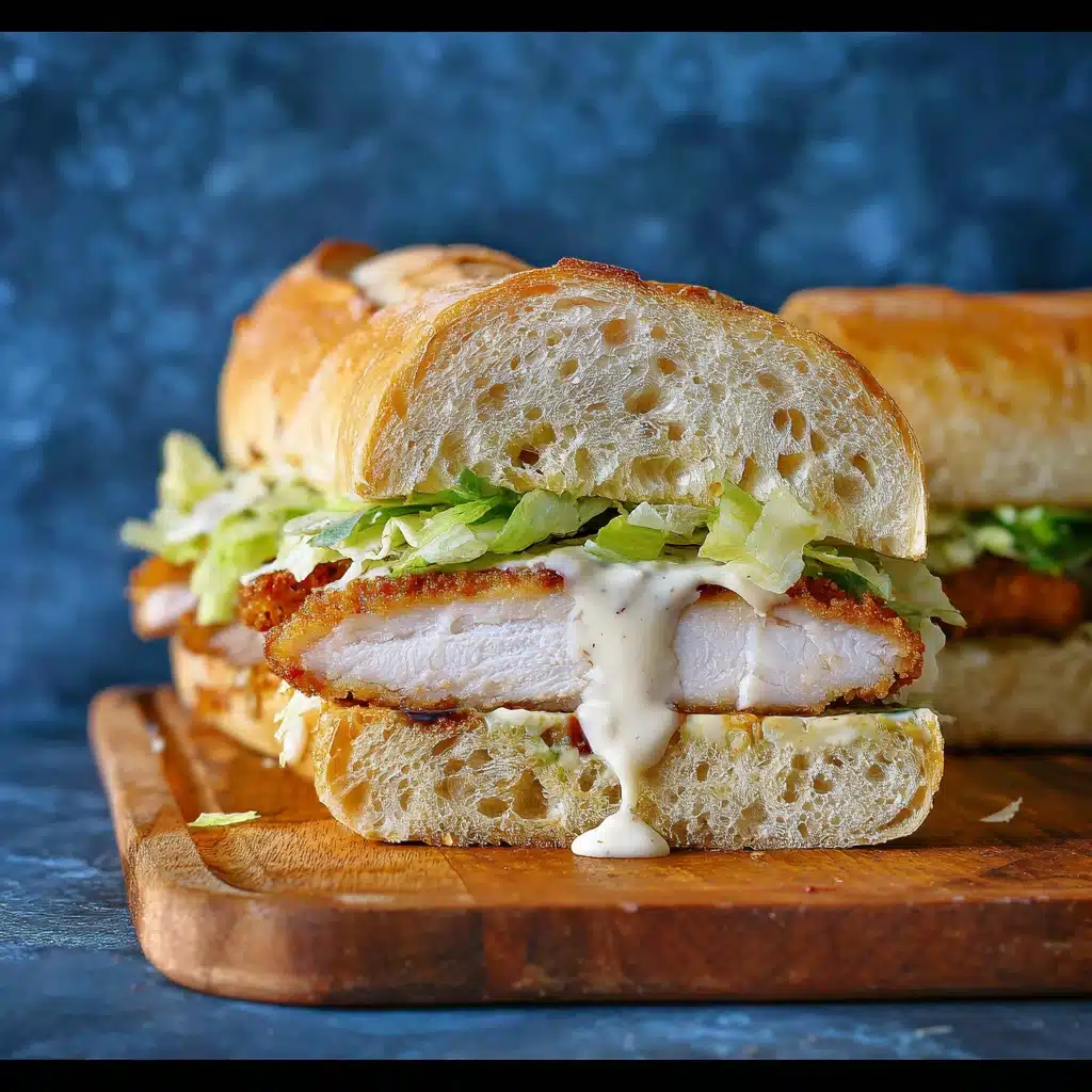 Crispy Chicken Caesar Sandwich Recipe - Recipe Image