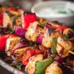 Grilled Chicken Kabobs with Zesty Garlic Marinade Recipe