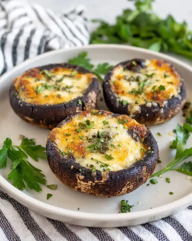 Baked portobello mushrooms Recipe