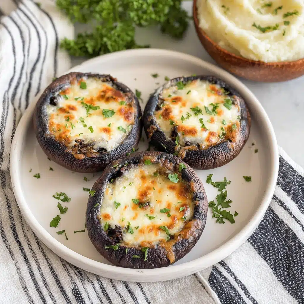 Baked portobello mushrooms Recipe - Recipe Image
