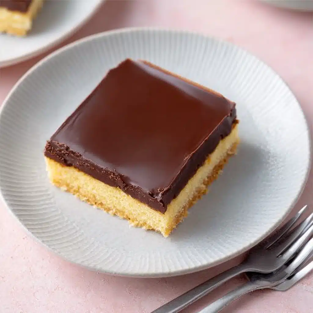 Boston Cream Poke Cake Recipe - Recipe Image