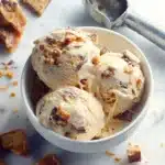 Homemade Butterfinger Ice Cream Recipe