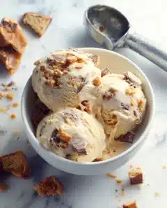 Homemade Butterfinger Ice Cream Recipe