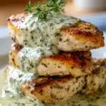 Creamy Boursin Chicken with Garlic Fine Herbs Recipe
