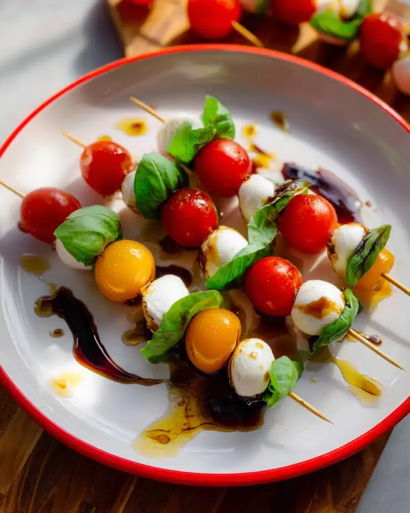 Simple Caprese Skewers Recipe
