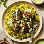 Peruvian Chicken & Rice with Green Sauce Recipe