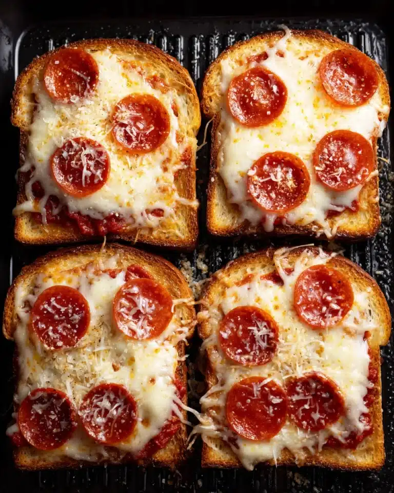 Air Fryer Pizza Toast Recipe
