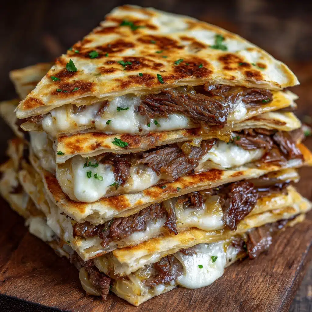Steak Cheese Quesadillas on Blackstone Recipe - Recipe Image