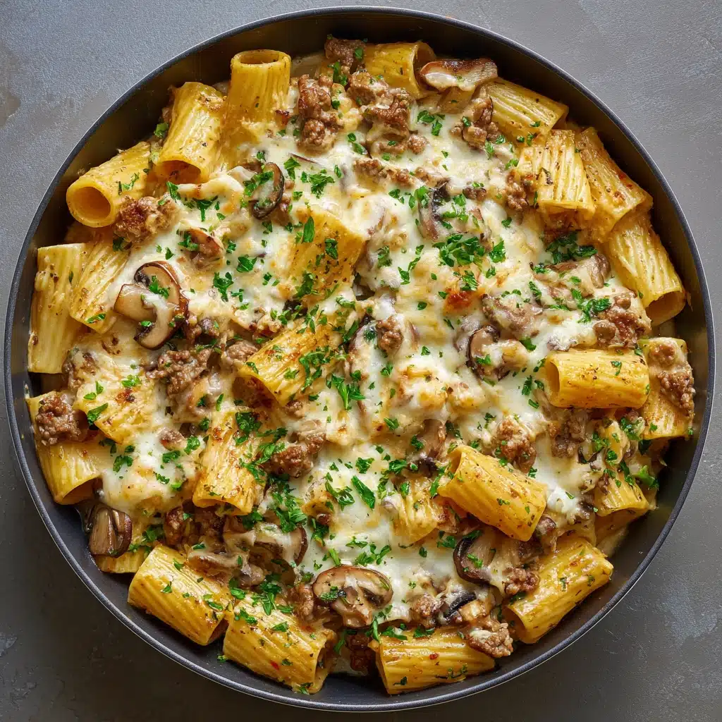 Philly Cheesesteak Pasta Recipe - Recipe Image