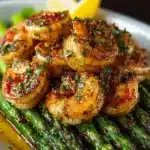 Garlic Butter Shrimp with Asparagus Recipe