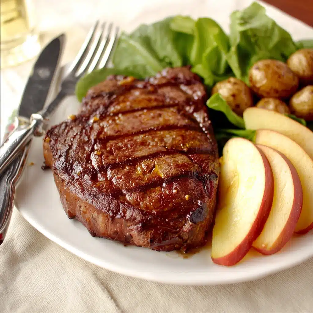 Dijon-Brown Sugar Marinated Steak Recipe - Recipe Image