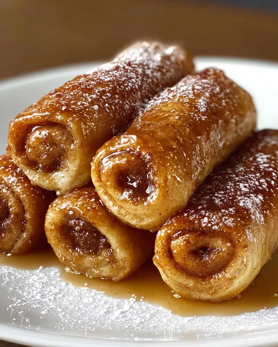 Cinnamon Roll French Toast Roll-Ups Recipe