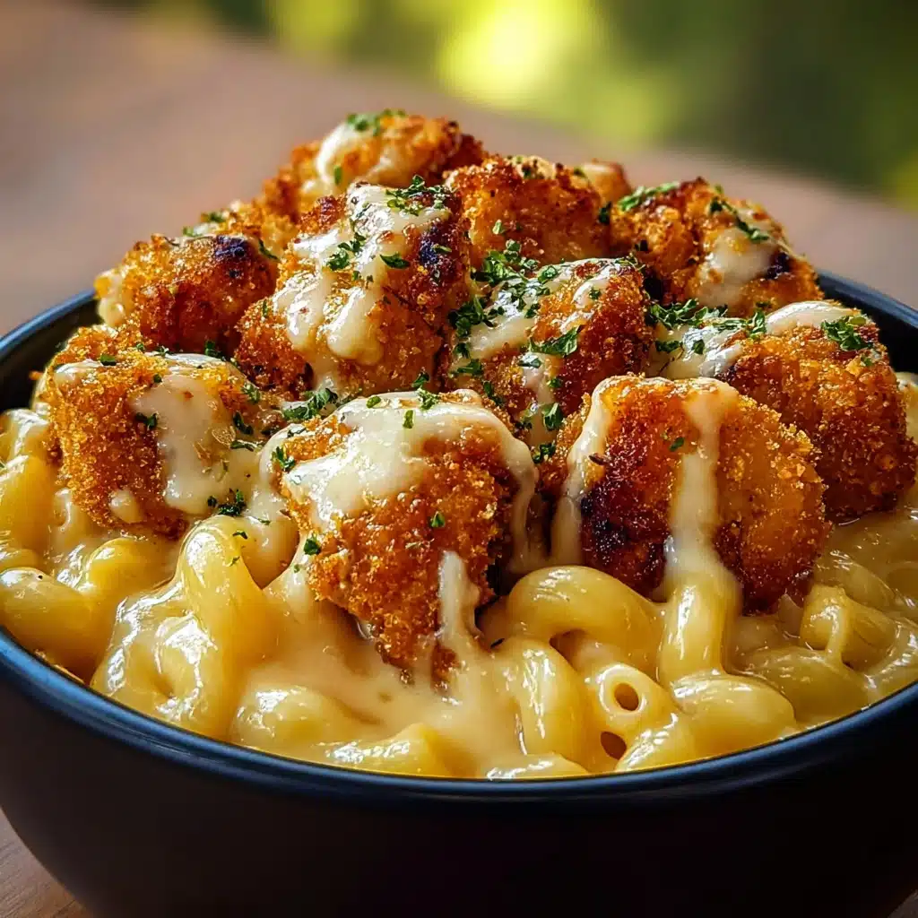 Creamy Honey Pepper Chicken Mac and Cheese Delight Recipe - Recipe Image