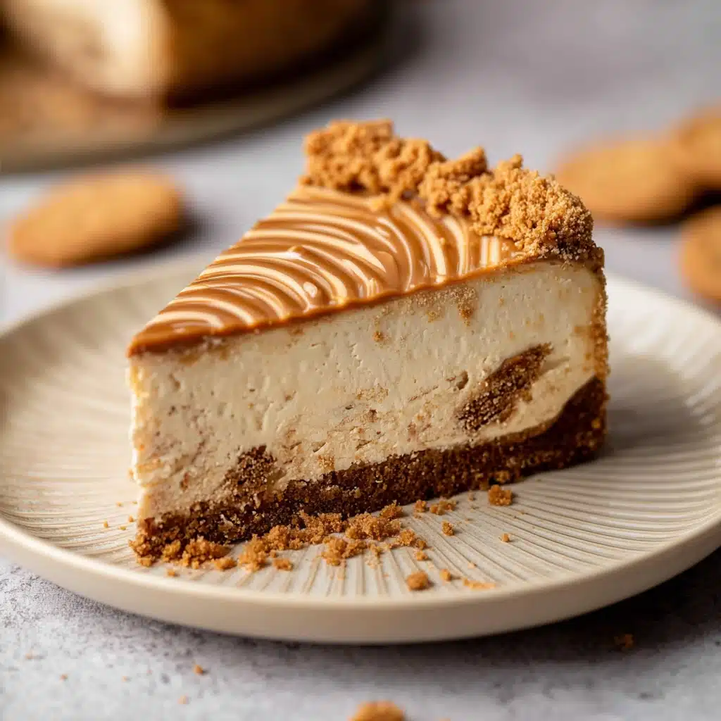 No Bake Biscoff Cheesecake Recipe - Recipe Image