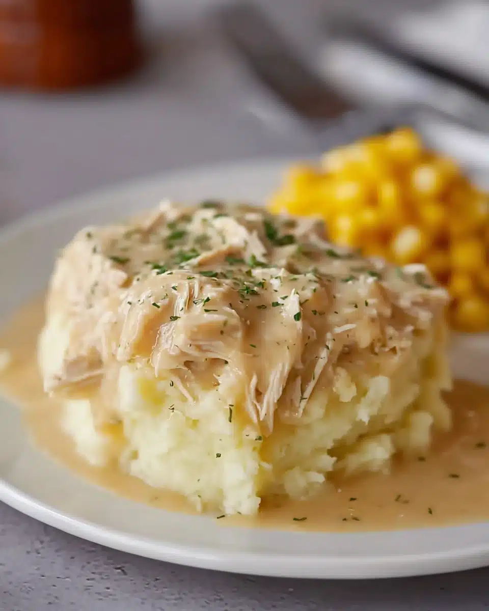 Crockpot Chicken and Gravy Recipe