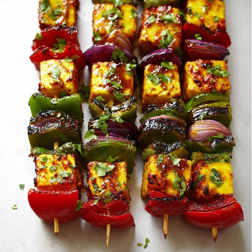 Rainbow Hawaiian Chicken Kabobs Recipe - Recipe Image