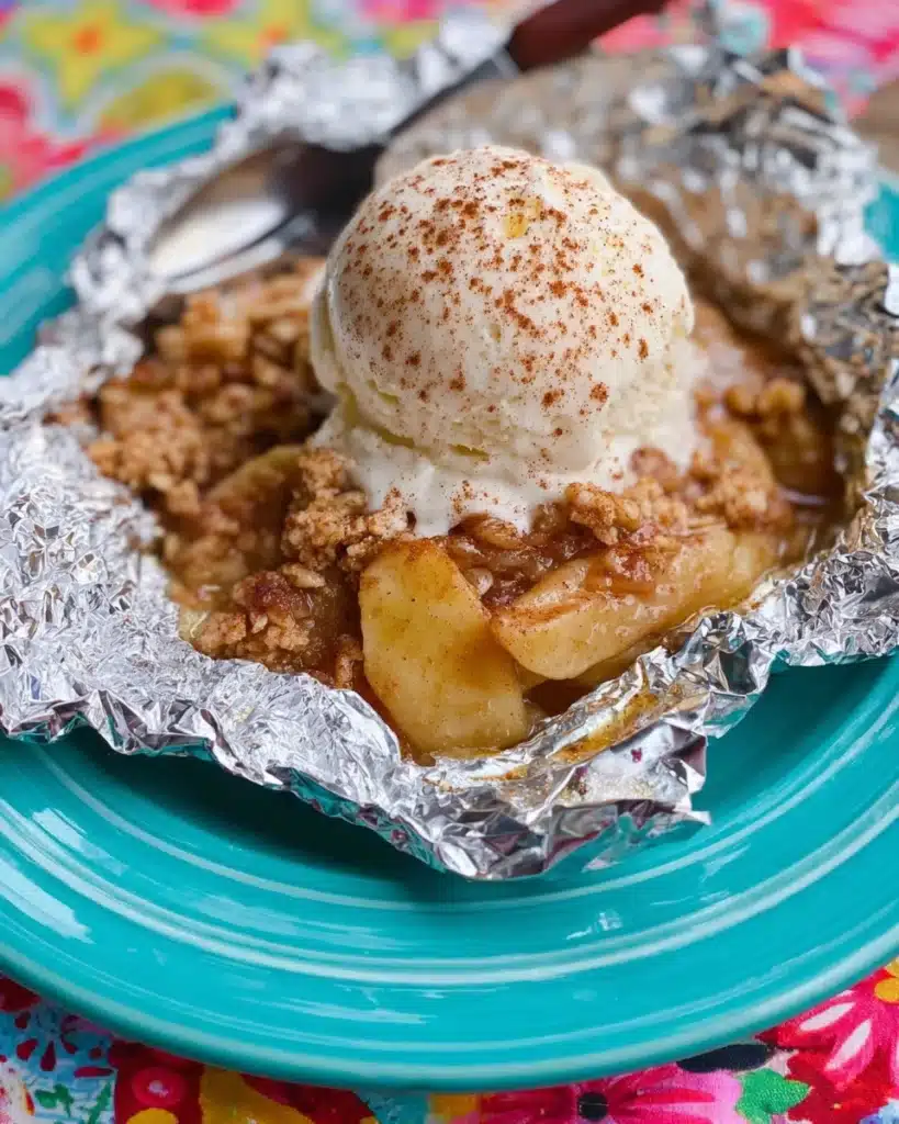 Campfire Apple Pie Packets Recipe