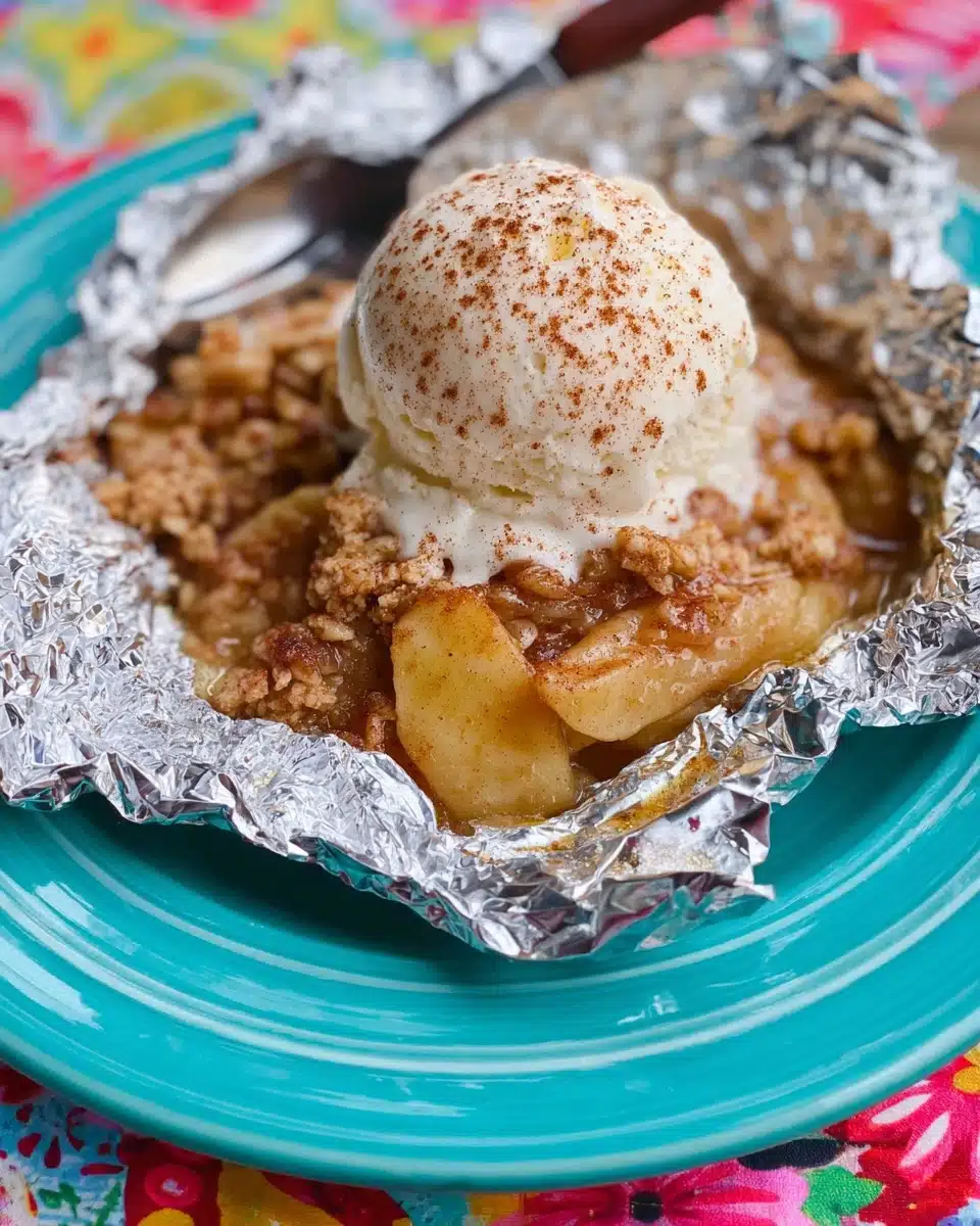 Campfire Apple Pie Packets Recipe