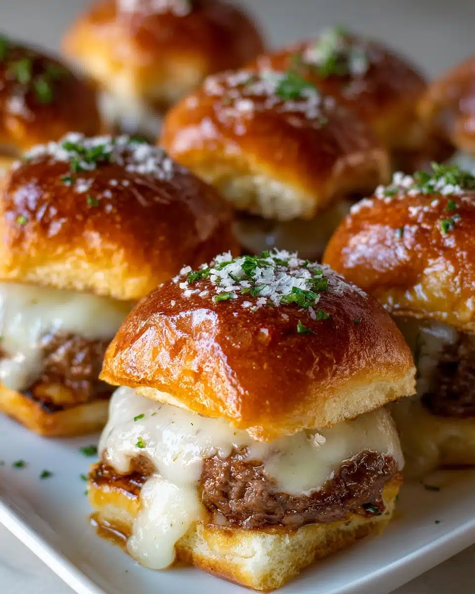 Garlic Parmesan Cheeseburger Bombs Recipe