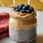 High-Protein Blueberry & Peanut Butter Chia Pudding Recipe