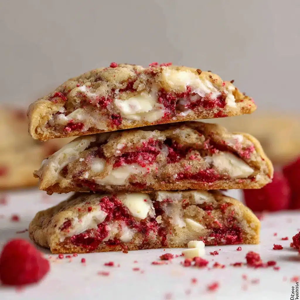White Chocolate Raspberry Cookies Recipe - Recipe Image
