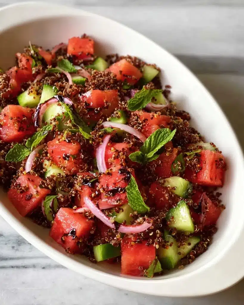 Watermelon Quinoa Salad Recipe