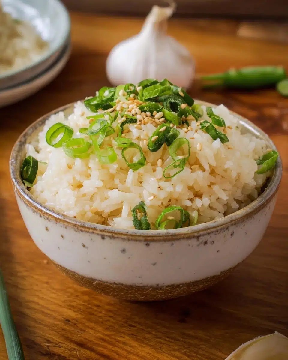 Miso Garlic Butter Rice Recipe