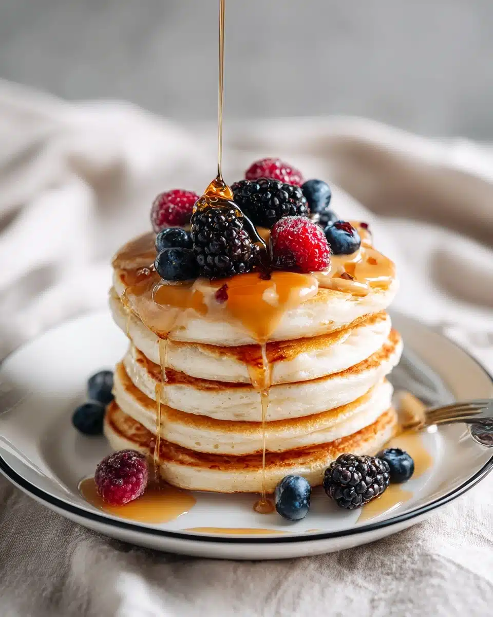 Cottage Cheese Banana Oatmeal Protein Pancakes Recipe