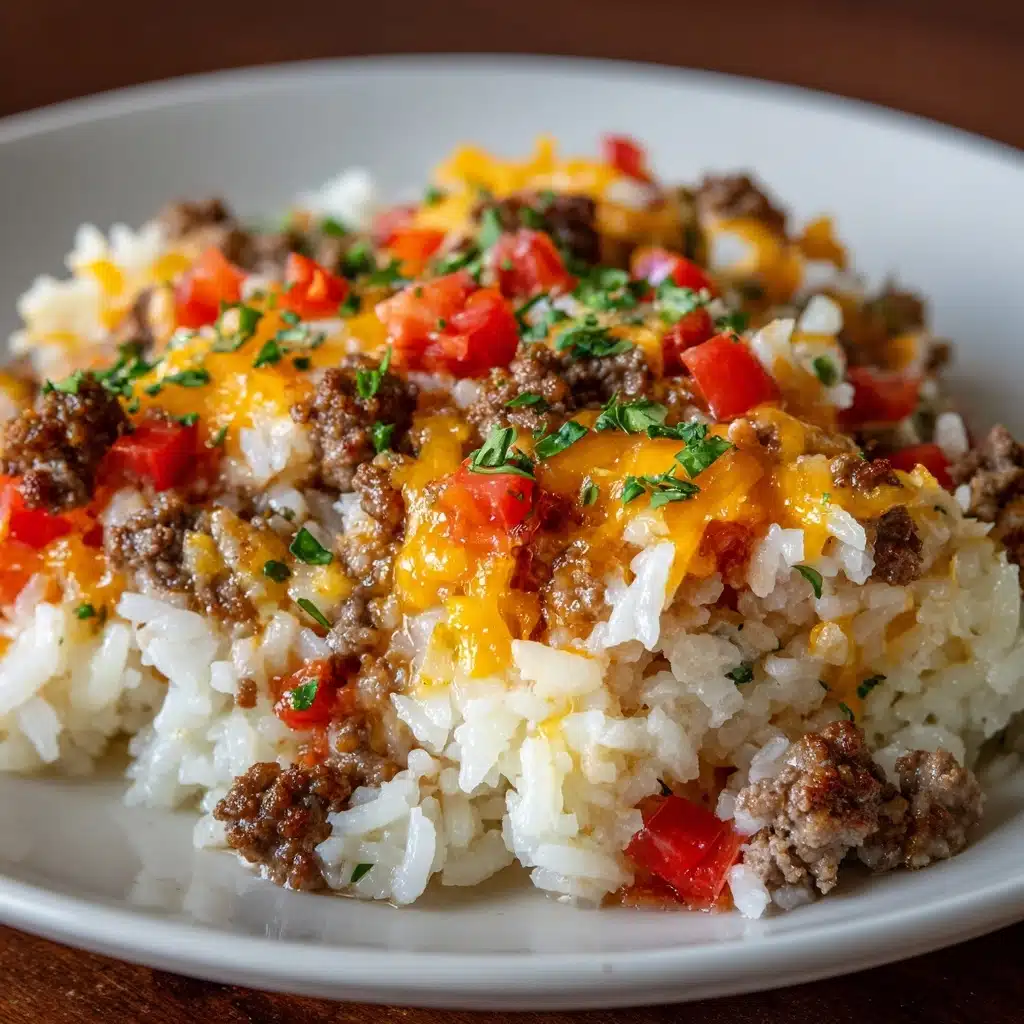 Ground Beef and Rice Skillet Dinner Recipe - Recipe Image