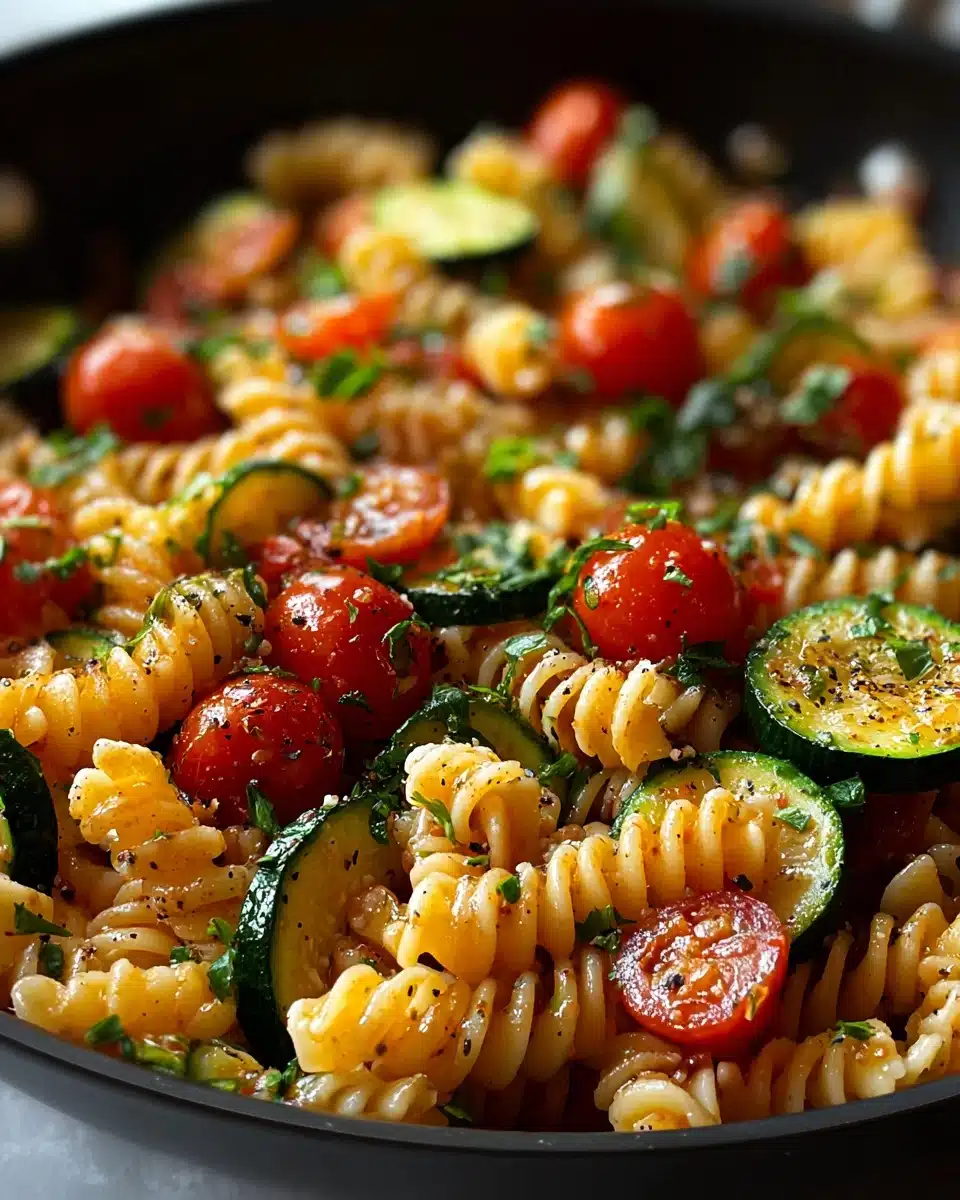 Tomato Zucchini Pasta Recipe