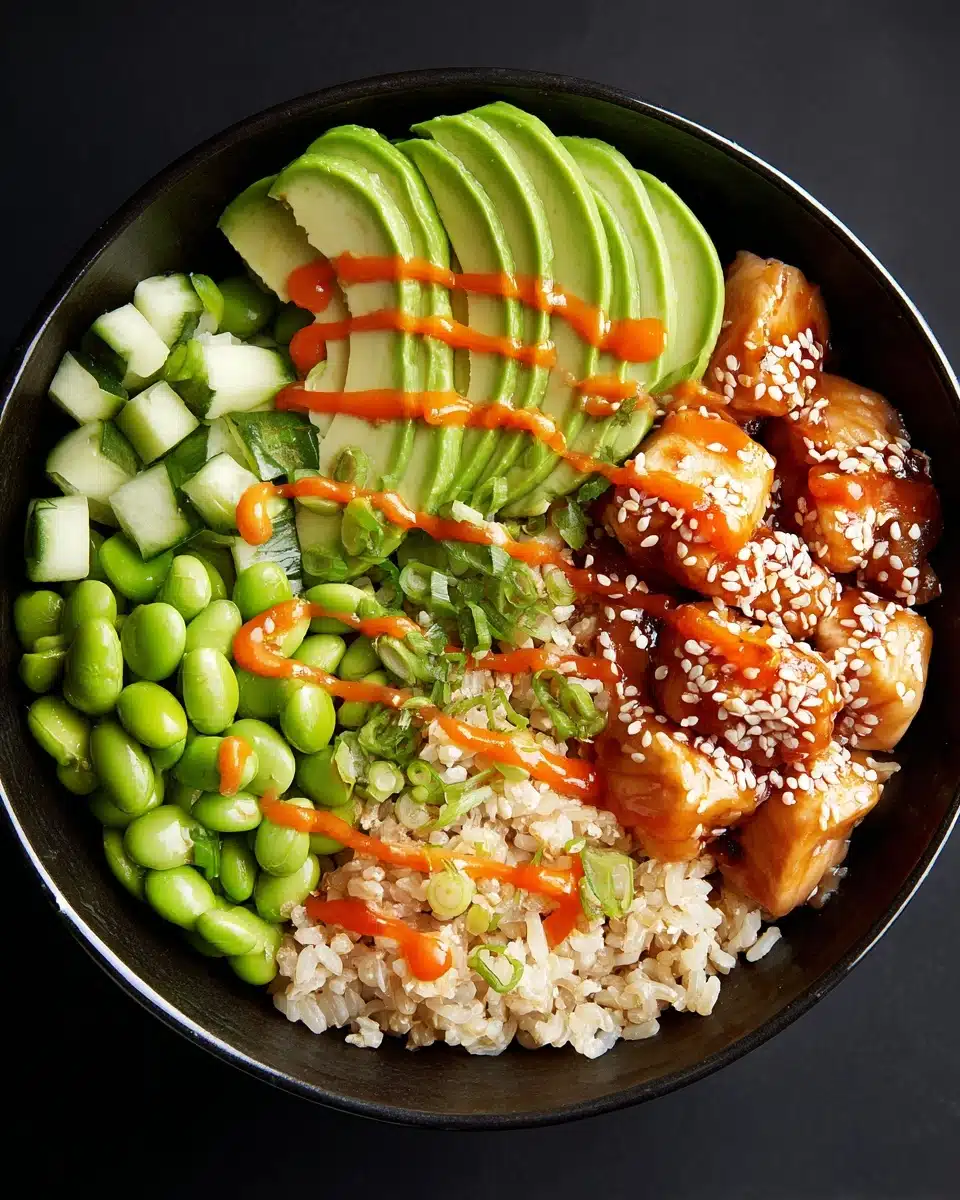 Crispy Salmon Rice Bowl Recipe